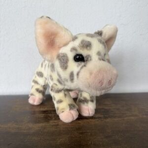 Douglas Cuddle Toy Spotted Pig Pauline Plush Stuffed Animal Nostalgia Gift 10"